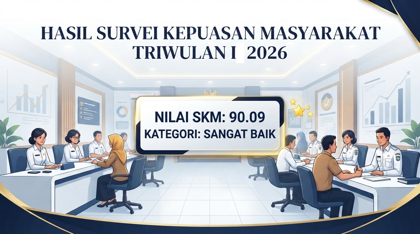 DPMPTSPTK Kabupaten Tasikmalaya Raih Predikat "Sangat Baik" pada Survei Kepuasan Masyarakat Triwulan I Tahun 2026